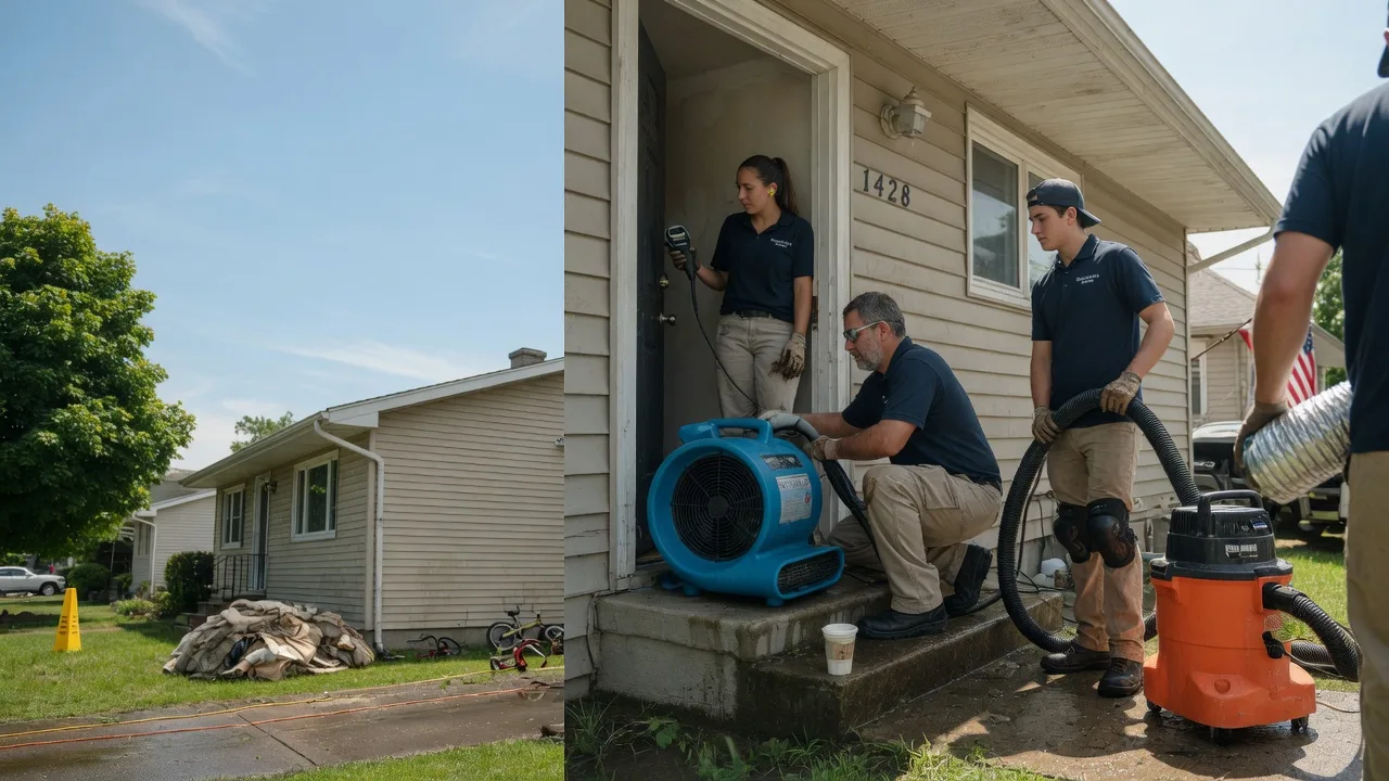 Water Damage Restoration in West Newton, IN near me